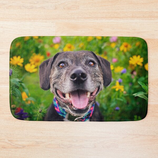 Item preview, Smiley Brindle Dog Savannah designed and sold by PurpleBluesPets.