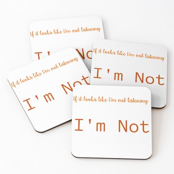 Item preview, I'm not listening  designed and sold by Putty1981.