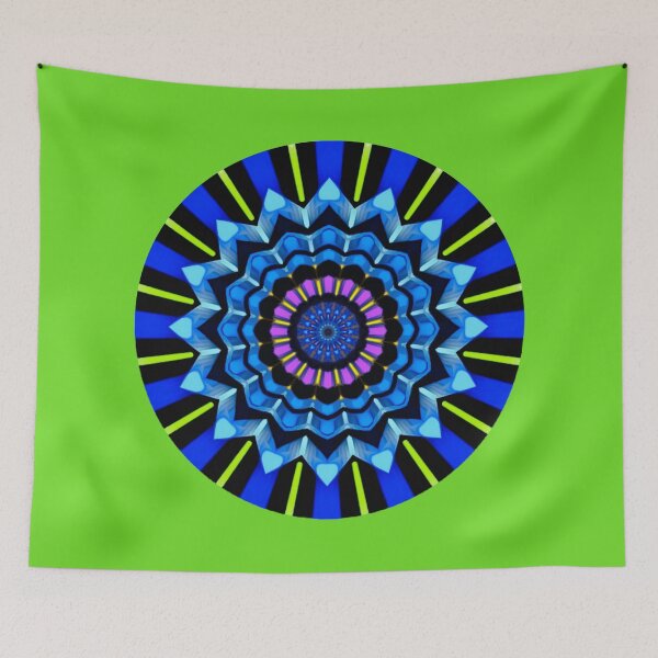 Item preview, Blue Geometric Art designed and sold by lovehighvibes.