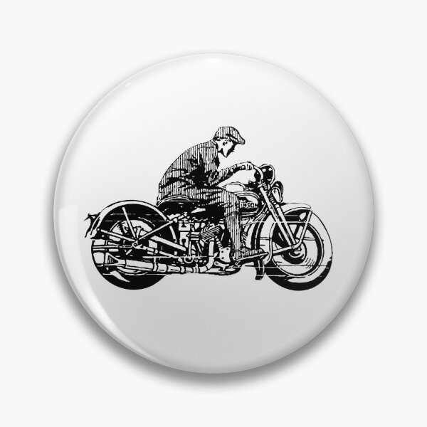 Artikelvorschau, Vintage Biker Aufkleber entworfen und verkauft von RBgoodies.