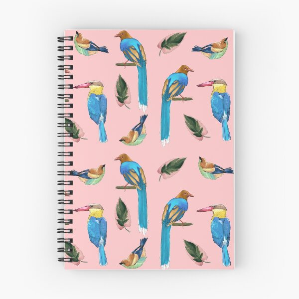 Item preview, Colorful Bird of Paradise Tropical Exotic Bird Pattern Vacation Summer Pink Pattern designed and sold by Gs-arts.