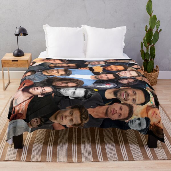 Seb Harry collage Throw Blanket