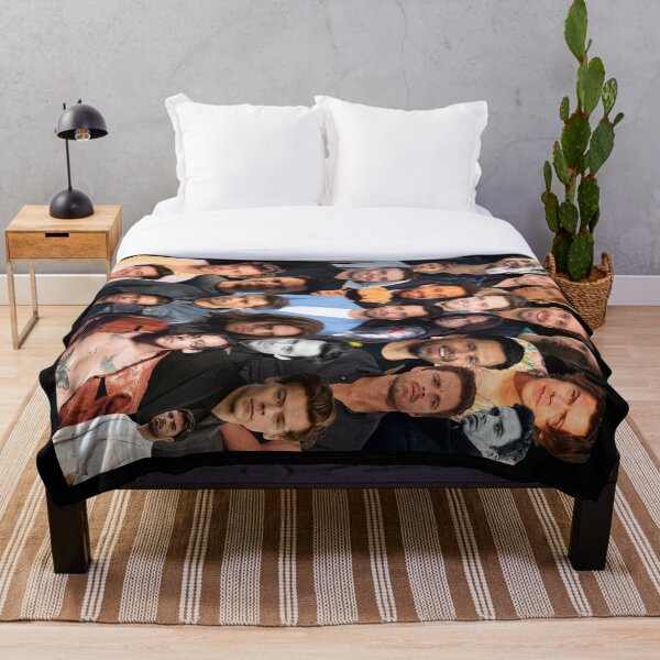 Seb Harry collage Throw Blanket