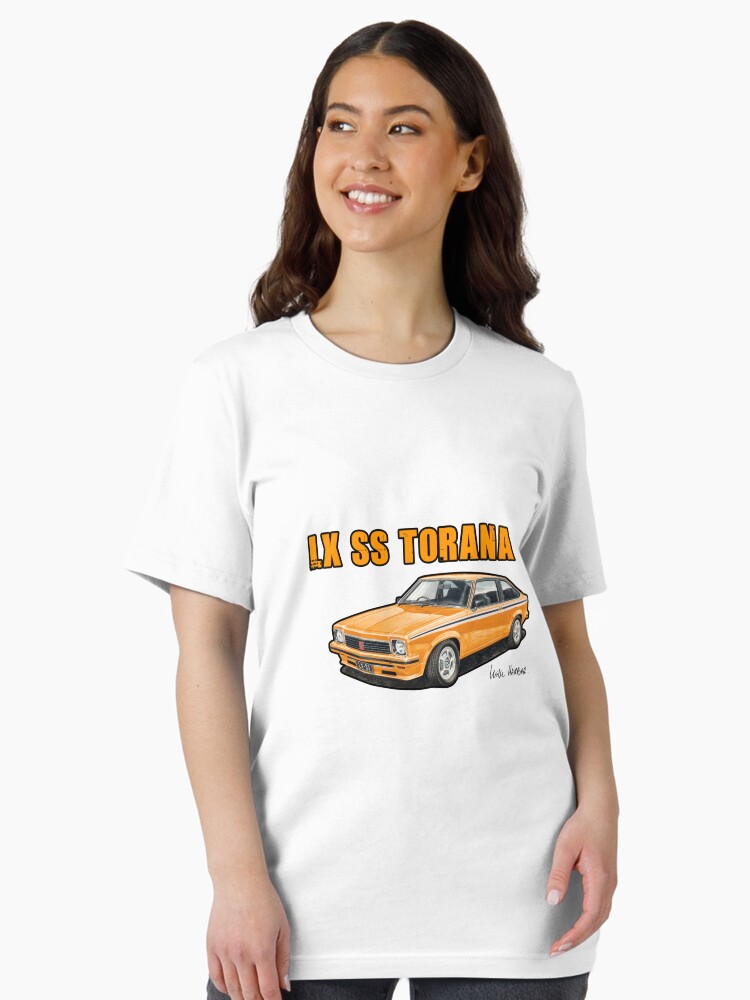 Thumbnail 2 of 7, Essential T-Shirt, Holden LX SS Torana in Papaya designed and sold by UncleHenry.