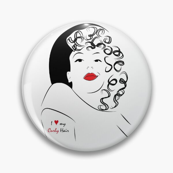 Item preview, curly girl designed and sold by SaraFuentesArt.
