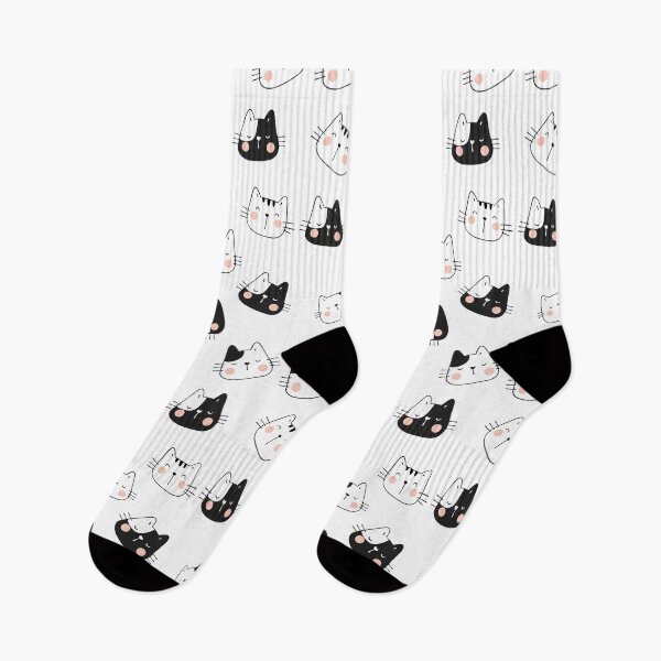 Item preview, Cute Black and White Cats designed and sold by Quotabletees.