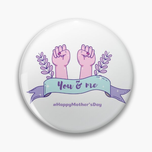 Item preview, You & Me, Happy Mother's Day in white designed and sold by ForeverInColors.