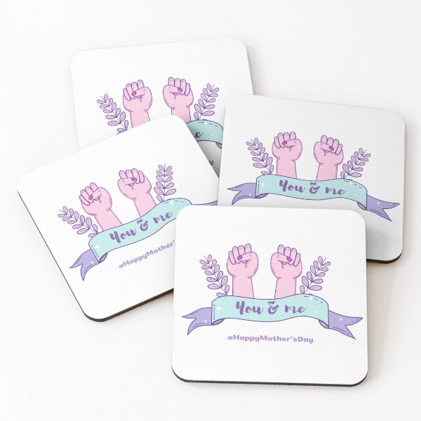 Item preview, You & Me, Happy Mother's Day in white designed and sold by ForeverInColors.