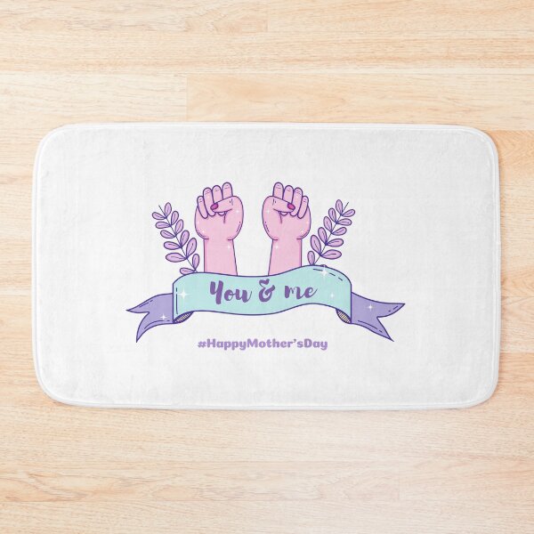 Item preview, You & Me, Happy Mother's Day in white designed and sold by ForeverInColors.