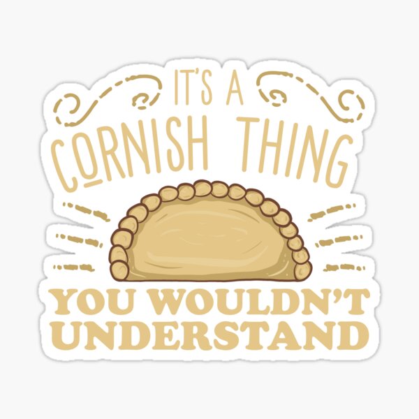 Cornish pasty fun, Hands off my Pasties , Funny Design | Sticker