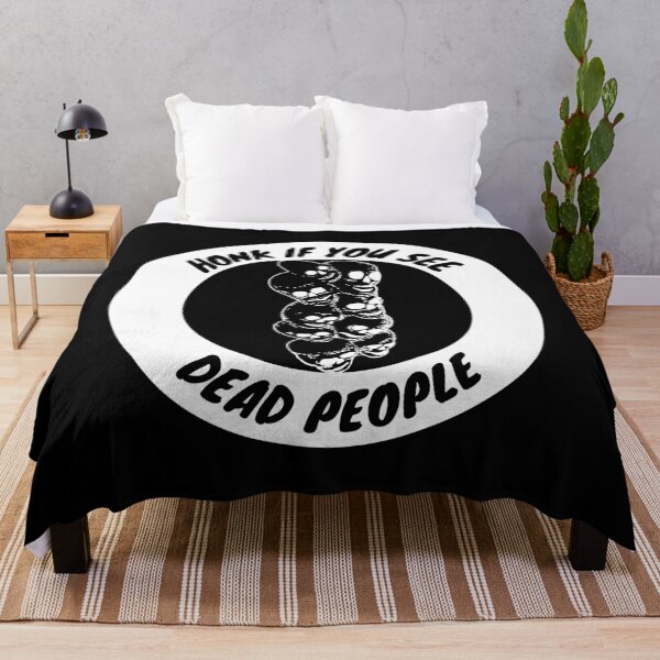 Item preview, Honk If You See Dead People - Creepy Skulls design designed and sold by LordAudes.