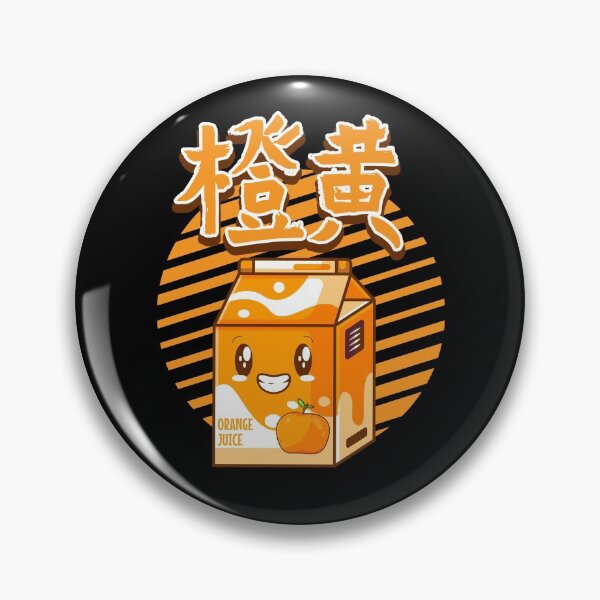 Artikelvorschau, Japanische Orangensaftbox, Anime Kawaii Cartoon Carton entworfen und verkauft von Maria Garcia.