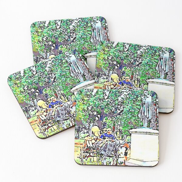 Item preview, Children on the Sicilian cart pulled by the donkey designed and sold by Giuseppe Cocco.