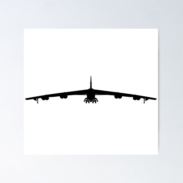 Item preview, USAF united states air force Boeing B-52 Stratofortress military bomb plane, 1950s bomber military aircraft Close air support in flight. US air force military jet armed bomber  designed and sold by Marcin Adrian.