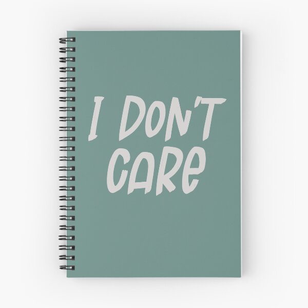 Item preview, I don't care  designed and sold by hudaartlife.