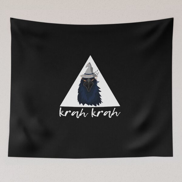 Item preview, Wizard raven krah krah wolf ravens designed and sold by DesignbyManthey.
