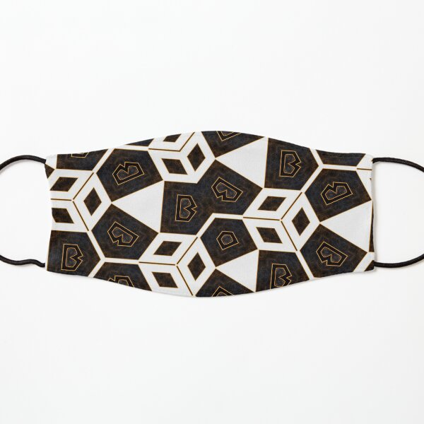 ITGRLBLK225346RM15 Kaleidoscope Pattern Kids Mask