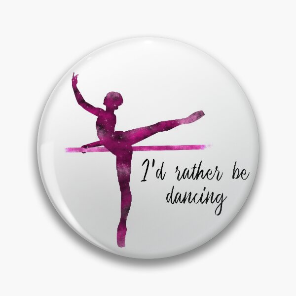 Item preview, Rather Be Dancing Ballerina Pink designed and sold by VibrantFlight.
