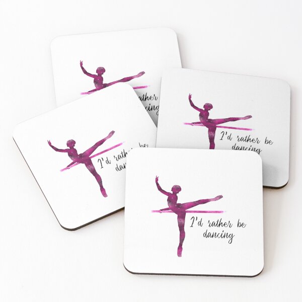 Item preview, Rather Be Dancing Ballerina Pink designed and sold by VibrantFlight.