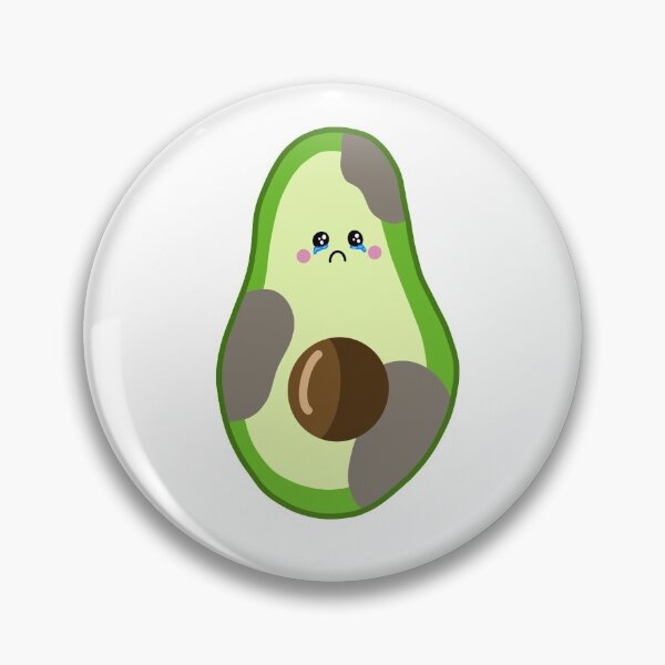Item preview, Cute Sad Rotten Avocado designed and sold by Lavenna.