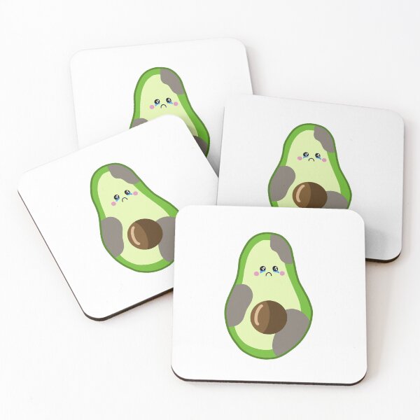 Item preview, Cute Sad Rotten Avocado designed and sold by Lavenna.