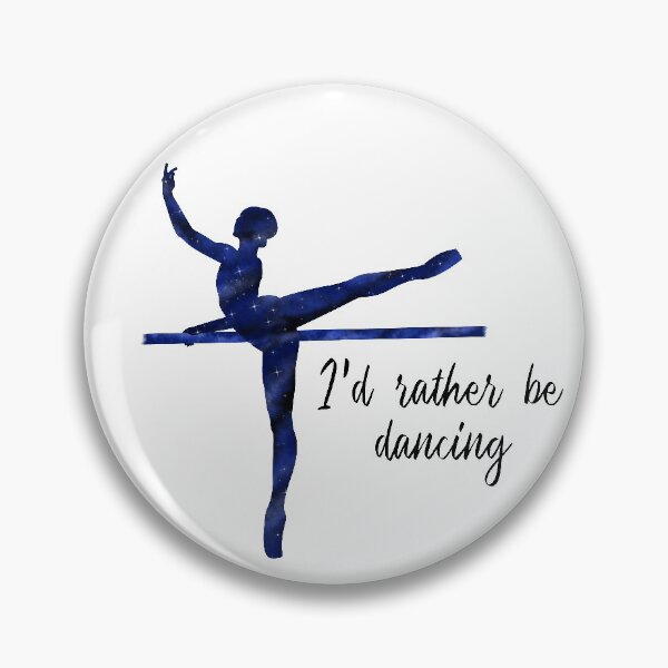 Item preview, Rather Be Dancing Ballerina Blue designed and sold by VibrantFlight.
