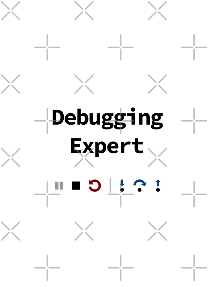 Thumbnail 4 of 4, Samsung Galaxy Phone Case, Debugging Expert, IDE Debugging Buttons - Pause Stop Restart Step-In Step-Over Step-Out, Software Testing, Software Developer designed and sold by Max-Wear.