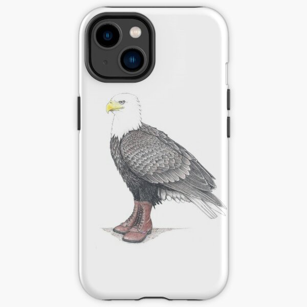 Bald Eagle in Western Fire Boots iPhone Tough Case