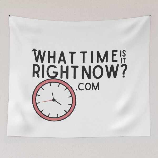 Item preview, what time is it right now logo designed and sold by jennlang.