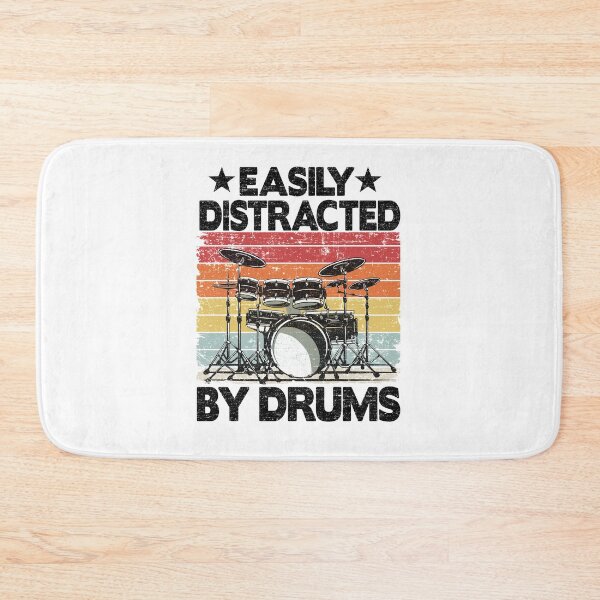 Item preview, Easily Distracted By Drums Funny Drummer Dad Gift designed and sold by Stronzi.