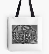Antiques & Whimsy Monochrome Tote Bag