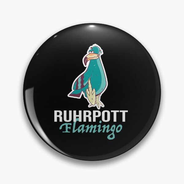 Item preview, Funny Ruhrpott flamingo dove design designed and sold by DesignbyManthey.