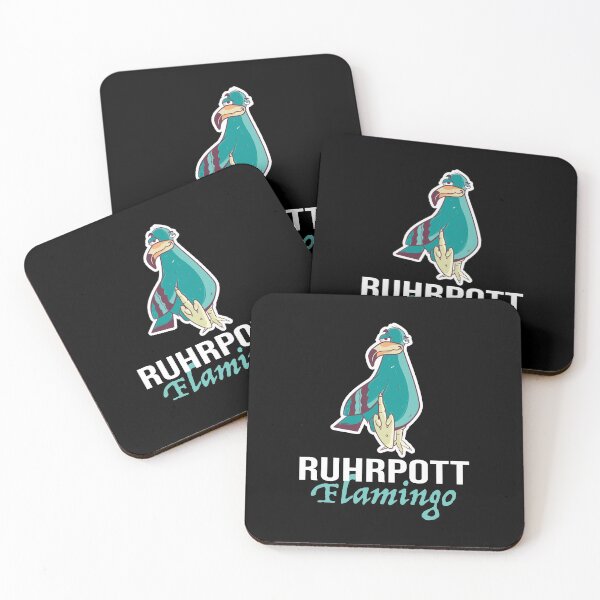Item preview, Funny Ruhrpott flamingo dove design designed and sold by DesignbyManthey.