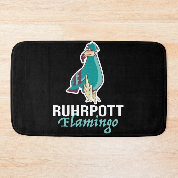 Item preview, Funny Ruhrpott flamingo dove design designed and sold by DesignbyManthey.