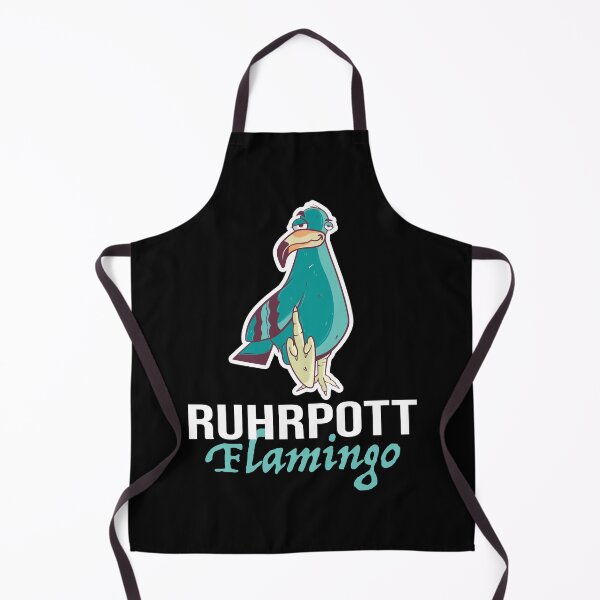 Item preview, Funny Ruhrpott flamingo dove design designed and sold by DesignbyManthey.