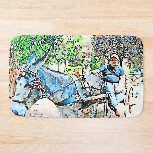 Item preview, Man on the Sicilian cart pulled by the donkey designed and sold by Giuseppe Cocco.