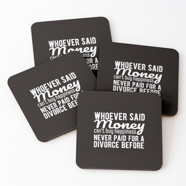 Item preview, Divorced Money Can Buy Happiness Gift designed and sold by TrndSttr.