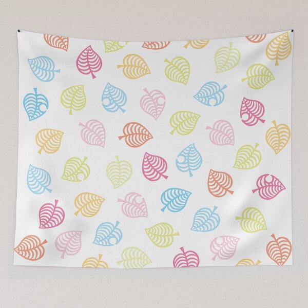 Item preview, Nook Leaf Aloha Logo - Rainbow Colors on White designed and sold by TheMajesticGoat.