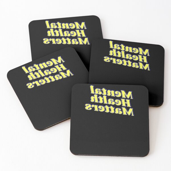 Item preview,  Mental Health Matters Flipped Design Mental Health Awareness Typography  designed and sold by sinceanna.