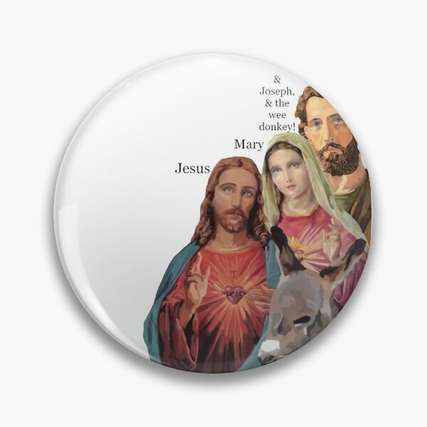 Item preview, Jesus, Mary & Joseph & the wee donkey - line of duty designed and sold by 3leggeddogg.