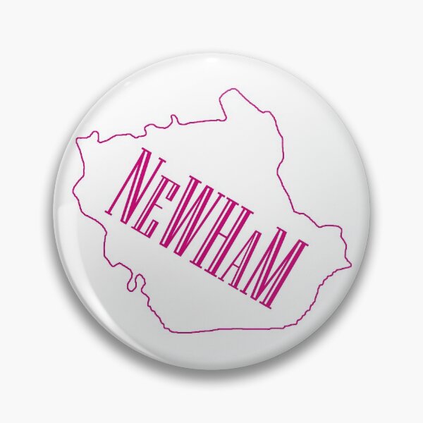Item preview, Map of London Borough of Newham, England designed and sold by sketchingarchi.