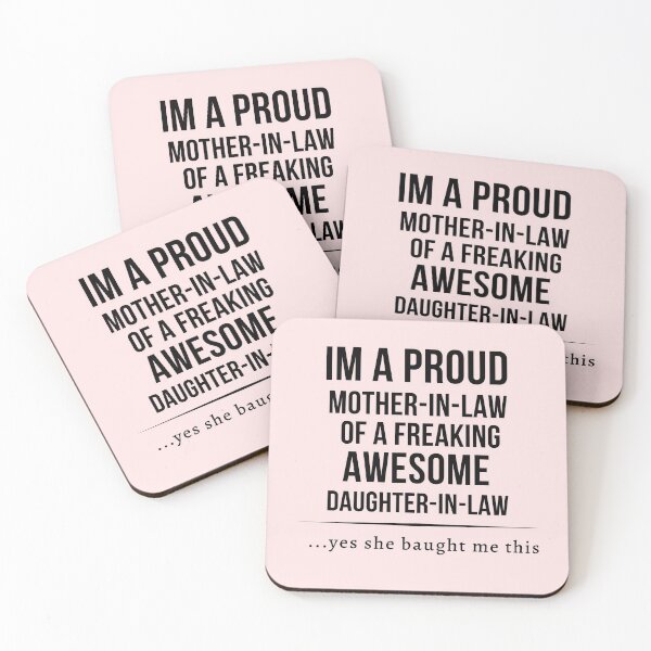 Item preview, I Am A Proud Mother-In-Law Of A Freaking Awesome Daughter In Law Shirt designed and sold by chanat3659.