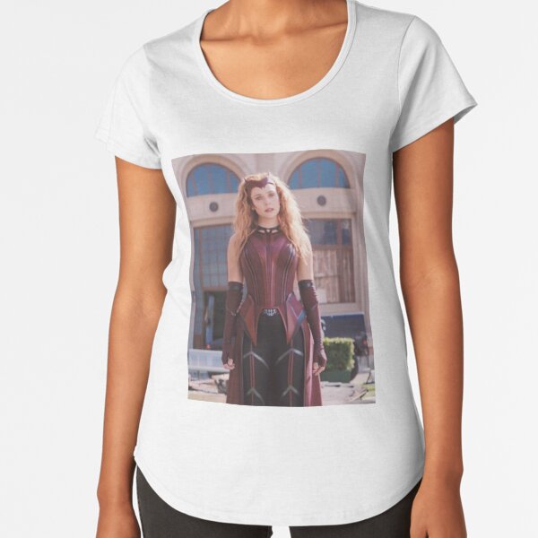Elizabeth Olsen Scarlet Witch Tee - Retro Sweater and Homage Vintage Shirt  for Fans - Bluefink