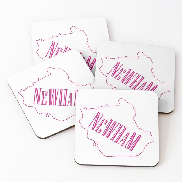 Item preview, Map of London Borough of Newham, England designed and sold by sketchingarchi.