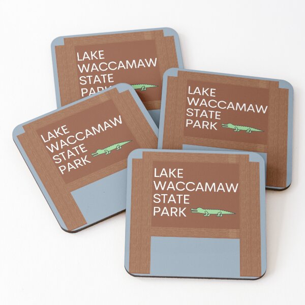 Item preview, Lake Waccamaw State Park North Carolina park sign designed and sold by TheWaterBirds.
