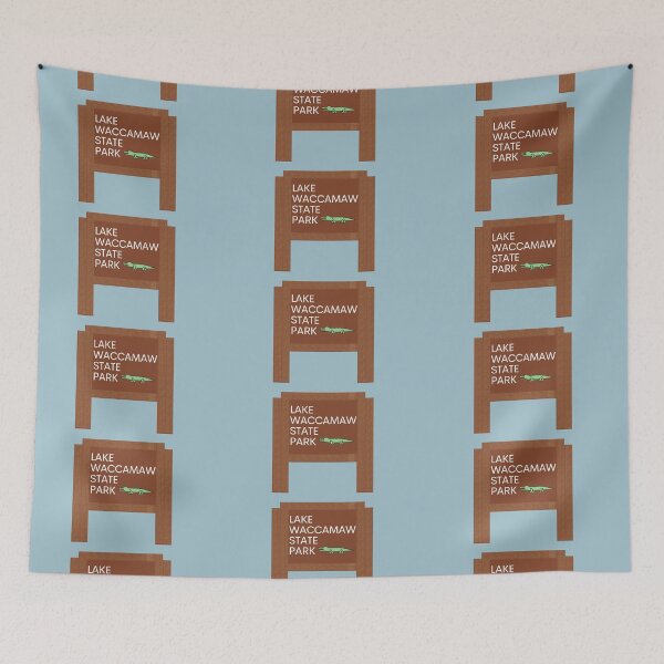 Item preview, Lake Waccamaw State Park North Carolina park sign designed and sold by TheWaterBirds.