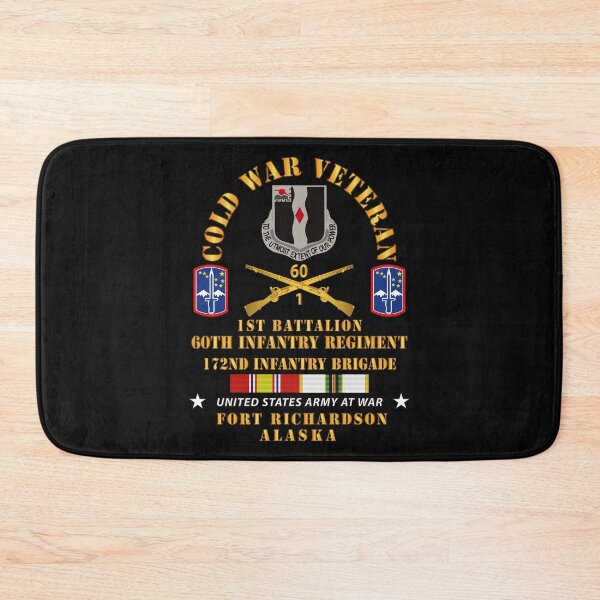 Item preview, Army - Cold War Vet - 1st Bn, 60th Inf - 172nd In Bde - Ft Richardson AK w COLD SVC designed and sold by Military Insignia Products.