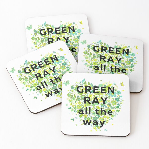 Item preview, green ray all the way designed and sold by ZenNerd.