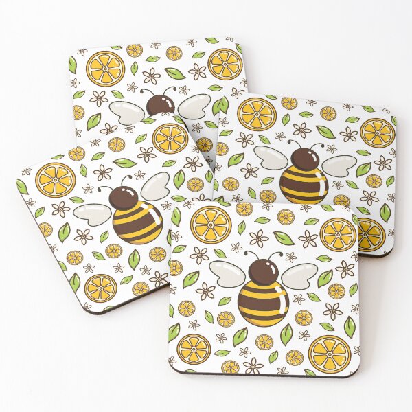 Item preview, Honey Bee and Lemon | White designed and sold by Wintre2.