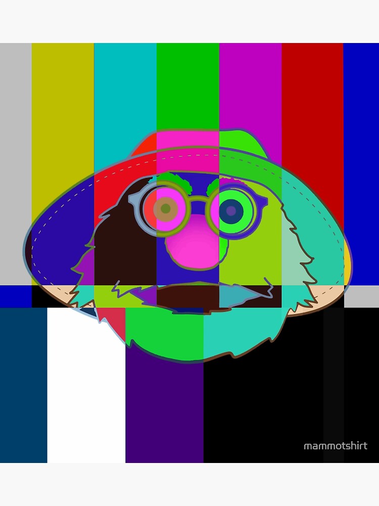 "The Professor from Puppet History" Sticker for Sale by mammotshirt